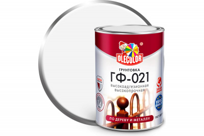 Грунтовка ГФ-021 OLECOLOR (белый, 1 кг) Грунтовка ГФ-021 OLECOLOR (белый, 1 кг)