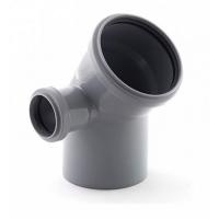 Спецотвод канализационный 110/50х45° левый ПП