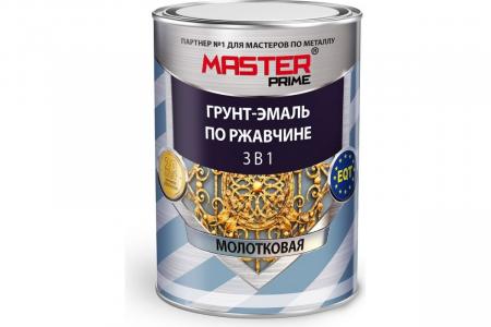 Грунт-эмаль по ржавчине 3 в 1 молотковая MASTER PRIME  - превью
