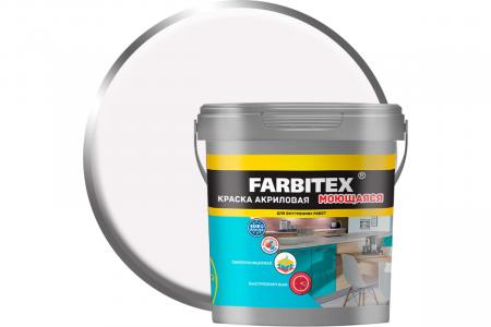 Краска акриловая моющаяся FARBITEX (1,1 кг (6шт))  - превью